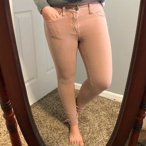 American Eagle Salmon Colored Jeggings